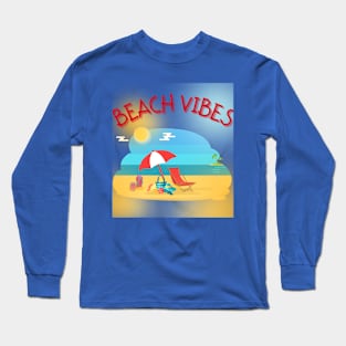 Beach Vibes Long Sleeve T-Shirt